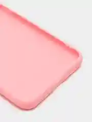 Розовый силиконовый чехол для Xiaomi Redmi 9A (Сяоми Редми 9А), прозрачный