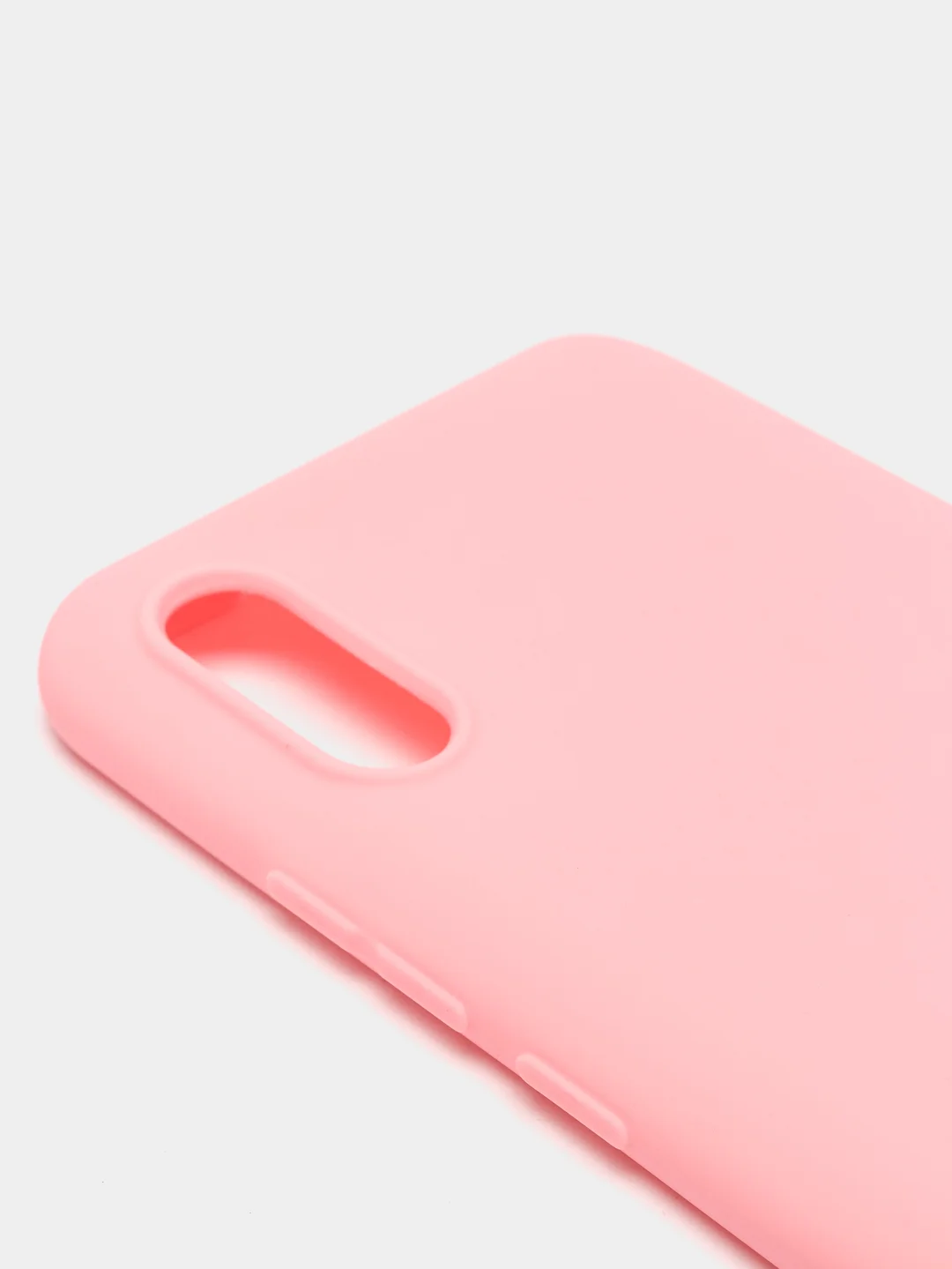 Розовый силиконовый чехол для Xiaomi Redmi 9A (Сяоми Редми 9А), прозрачный