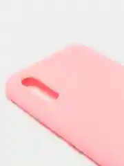 Розовый силиконовый чехол для Xiaomi Redmi 9A (Сяоми Редми 9А), прозрачный