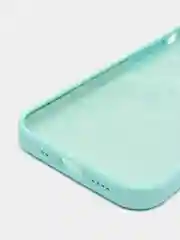 Мятный чехол силиконовый для iPhone 12 / 12 Pro, 12 mini, 12 Pro max, с логотипом