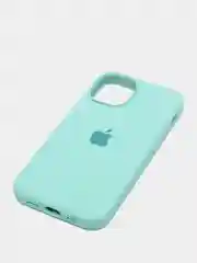 Мятный чехол силиконовый для iPhone 12 / 12 Pro, 12 mini, 12 Pro max, с логотипом