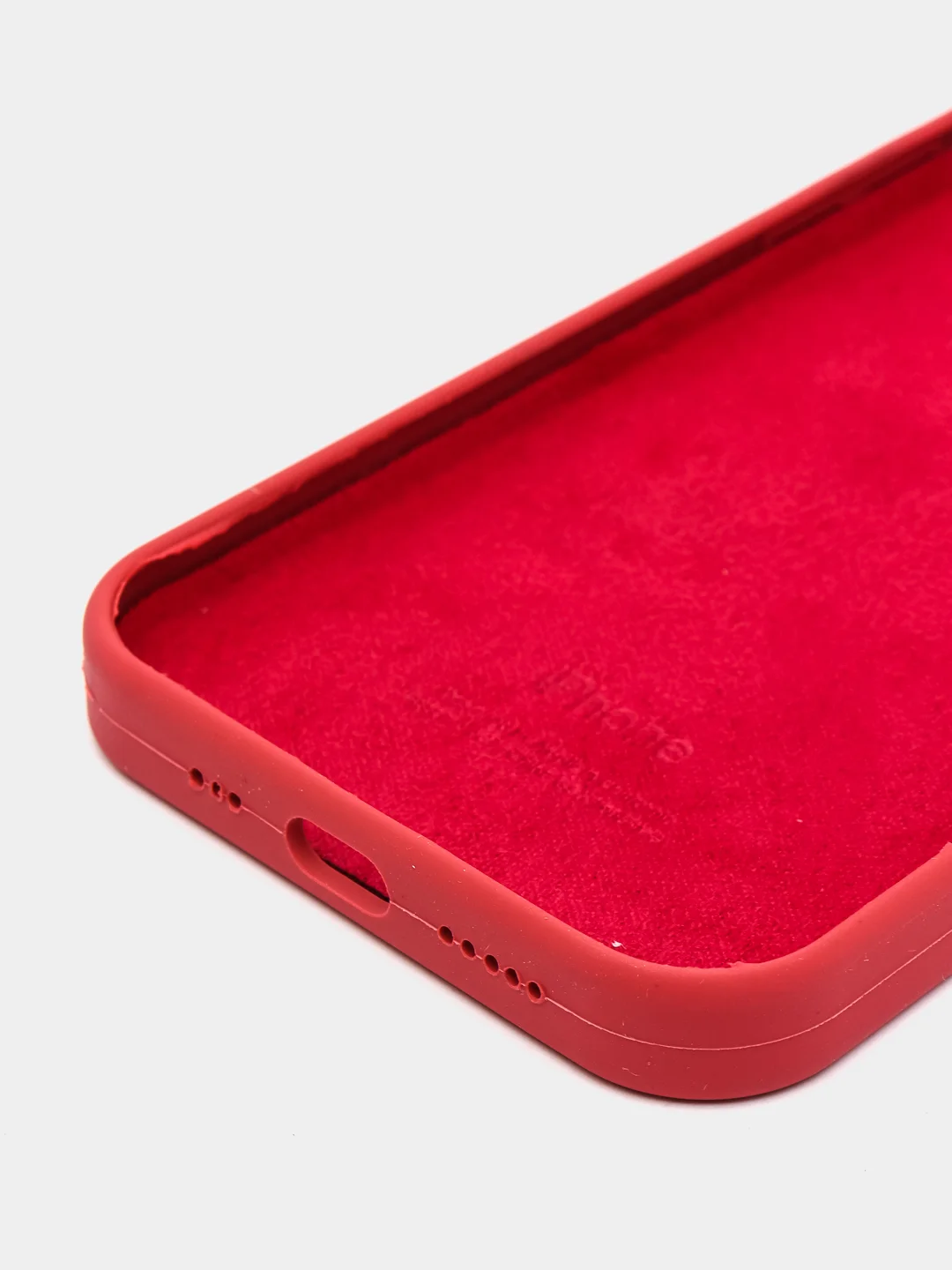Багровый чехол силиконовый для iPhone 12 / 12 Pro, 12 mini, 12 Pro max, с логотипом