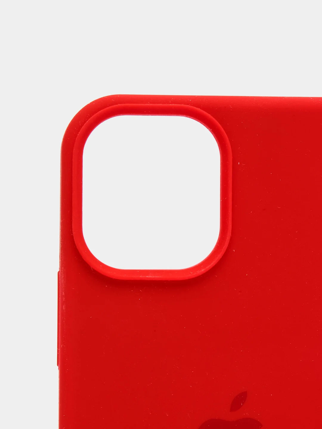 Красный чехол силиконовый для iPhone 12 / 12 Pro, 12 mini, 12 Pro max, с логотипом