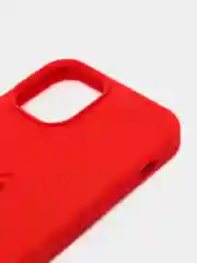 Красный чехол силиконовый для iPhone 12 / 12 Pro, 12 mini, 12 Pro max, с логотипом