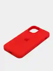Красный чехол силиконовый для iPhone 12 / 12 Pro, 12 mini, 12 Pro max, с логотипом