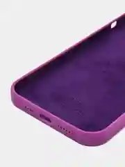 Фиолетовый чехол силиконовый для iPhone 12 / 12 Pro, 12 mini, 12 Pro max, с логотипом