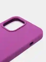 Фиолетовый чехол силиконовый для iPhone 12 / 12 Pro, 12 mini, 12 Pro max, с логотипом