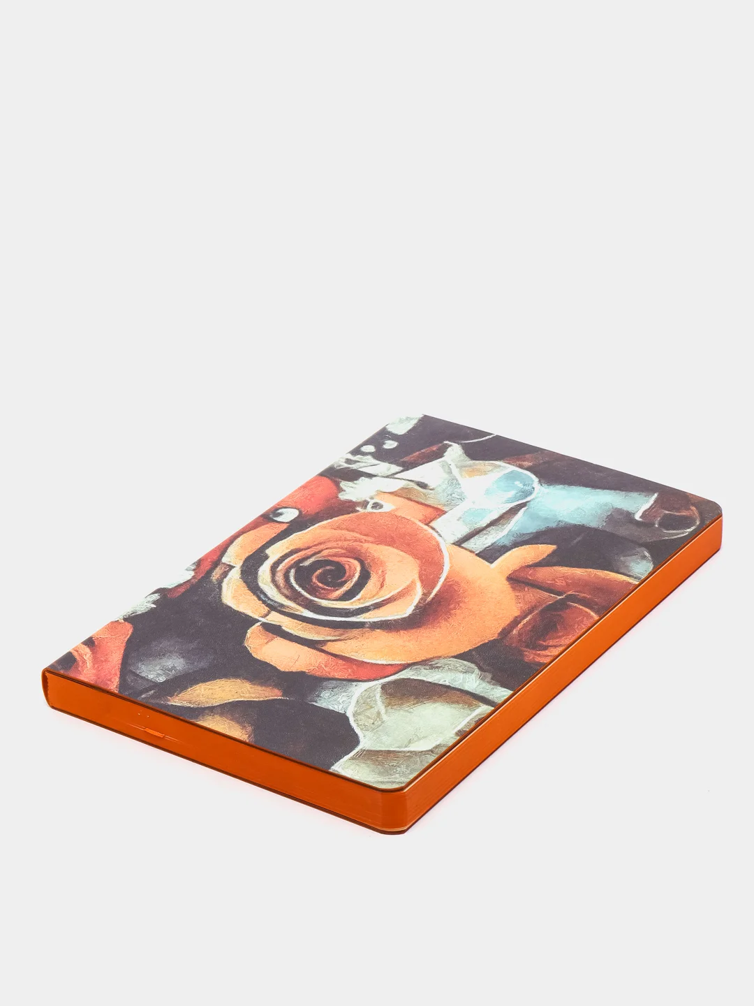 Ежедневник недатированный А5, BRAUBERG VISTA, под кожу, 136 л, "Rose flower"