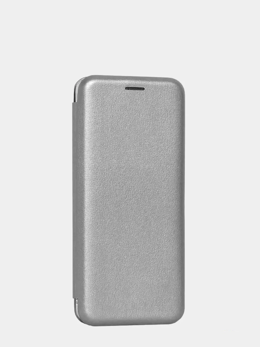 Серебряный чехол-книжка Honor 9S / Huawei Y5p, Хонор 9С / Хуавей У5п