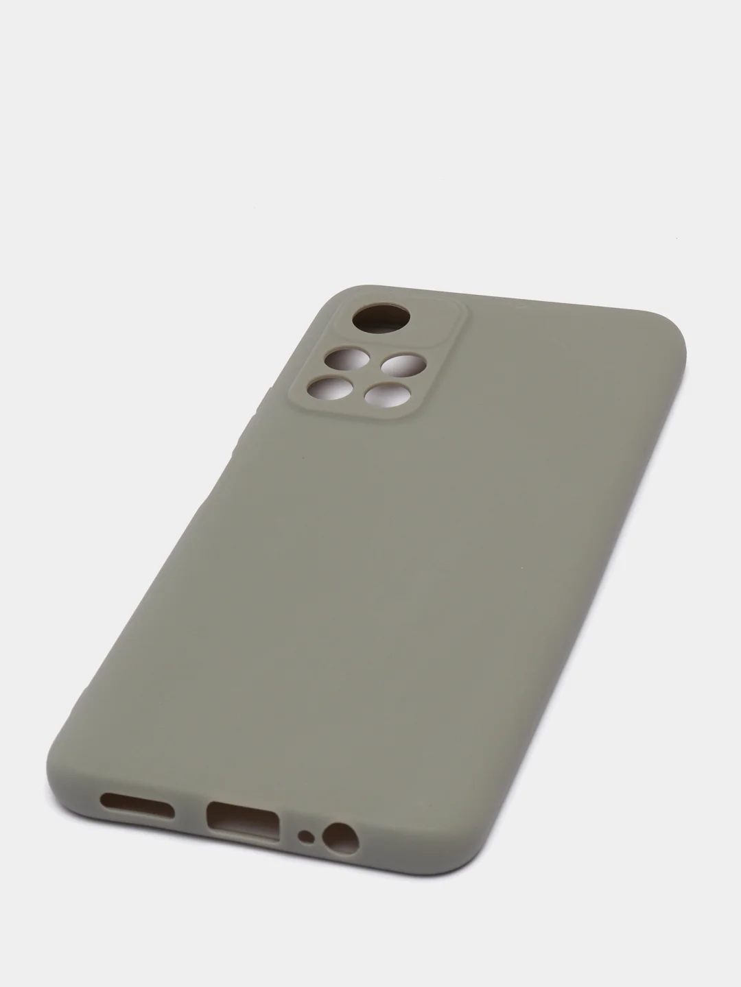 Серый чехол Xiaomi Poco M4 Pro 5G, силиконовый