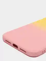 Желтый чехол градиентный для iPhone XR 11 12 13 Pro Max mini силиконовый айфон про макс