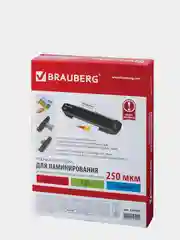 Пленки-заготовки для ламинирования Brauberg А4, 100 штук, 250 мкм, 530897