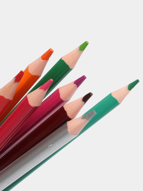 Карандаши цветные пластиковые BRAUBERG PREMIUM, 6, 18,24 цветов, трехгранные