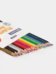 Карандаши цветные пластиковые BRAUBERG PREMIUM, 6, 18,24 цветов, трехгранные