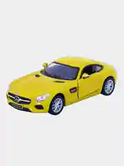 Желтый машинка металлическая инерционная/Mercedes-AMG GT KT5388D 1:38 /Kinsmart/
