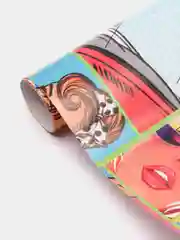 Ледяной бумага глянцевая подарочная новогодняя "Pop-art"