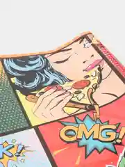 Конфетный бумага глянцевая подарочная новогодняя "Pop-art"