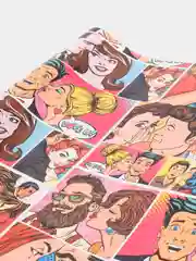 Конфетный бумага глянцевая подарочная новогодняя "Pop-art"