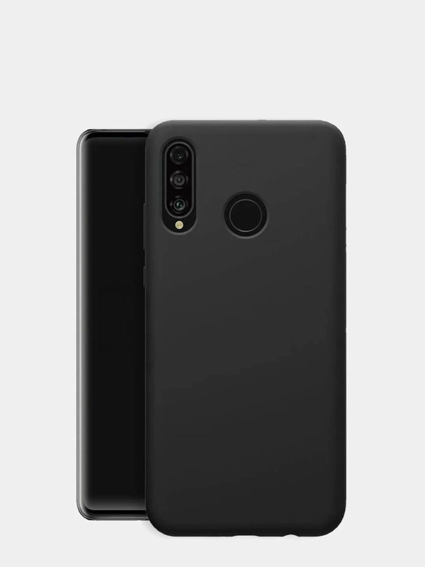 Чехол Honor 20 Lite, 20s, Huawei P30 lite, Хонор 20с, Хуавей П30 Лайт черный силиконовый