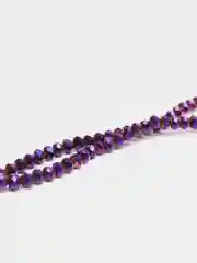 Фиолетовый бусины стеклянные, с гранями, с АВ эффектом, 4 мм
