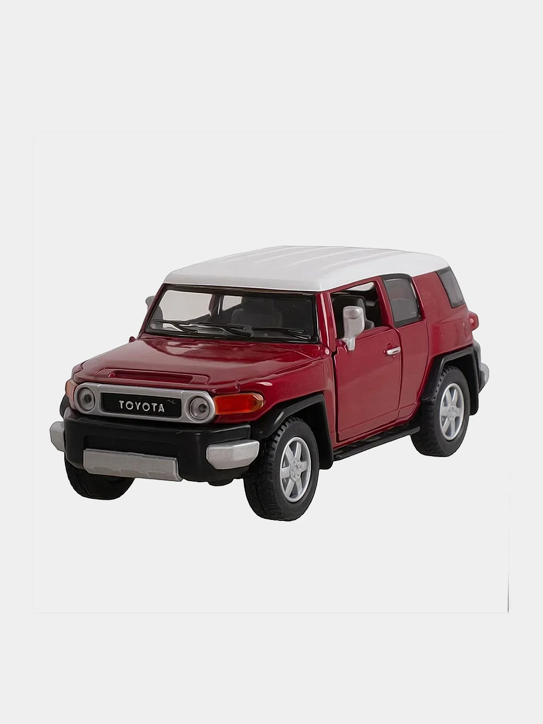 Бордовый машинка металлическая инерционная/Toyota FJ Criuse KT5343D 1:36 /Kinsmart/