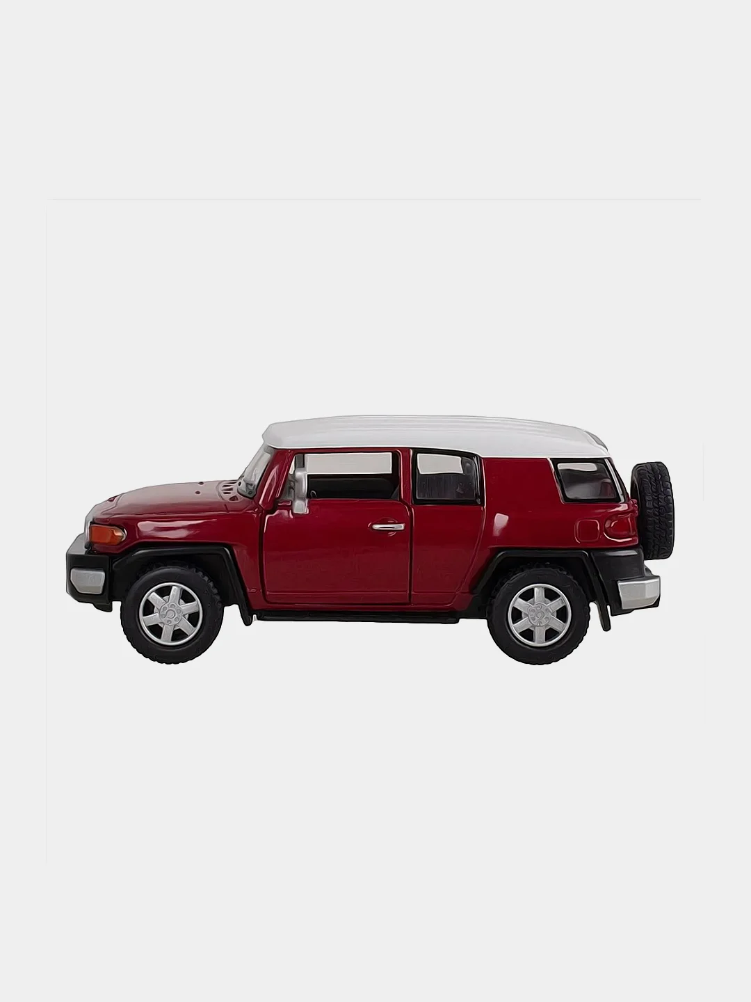 Бордовый машинка металлическая инерционная/Toyota FJ Criuse KT5343D 1:36 /Kinsmart/