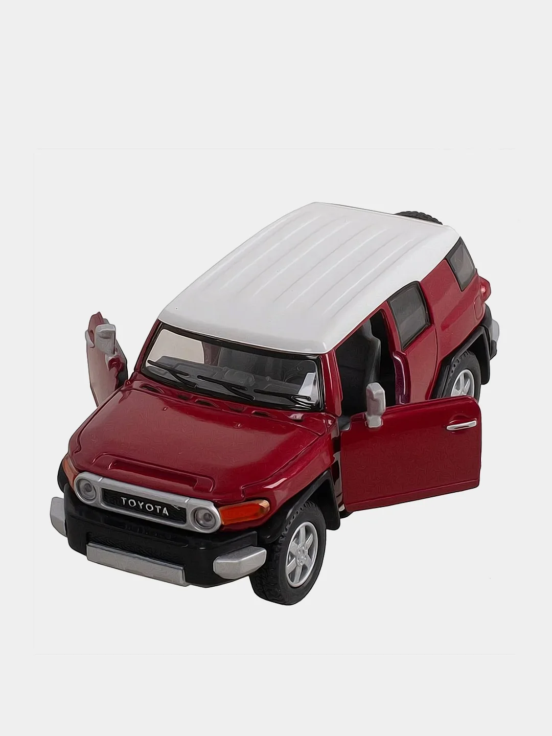 Бордовый машинка металлическая инерционная/Toyota FJ Criuse KT5343D 1:36 /Kinsmart/