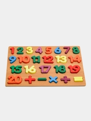 Развивающая игрушка Деревянный сотер "Учимся считать"