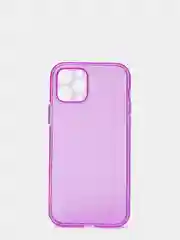 Пурпурный яркий силиконовый чехол iPhone XR, 11, 12 Mini, 12 Pro, 12 Pro Max