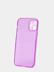 Пурпурный яркий силиконовый чехол iPhone XR, 11, 12 Mini, 12 Pro, 12 Pro Max
