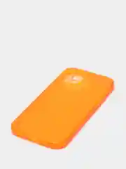 Оранжевый яркий силиконовый чехол iPhone XR, 11, 12 Mini, 12 Pro, 12 Pro Max
