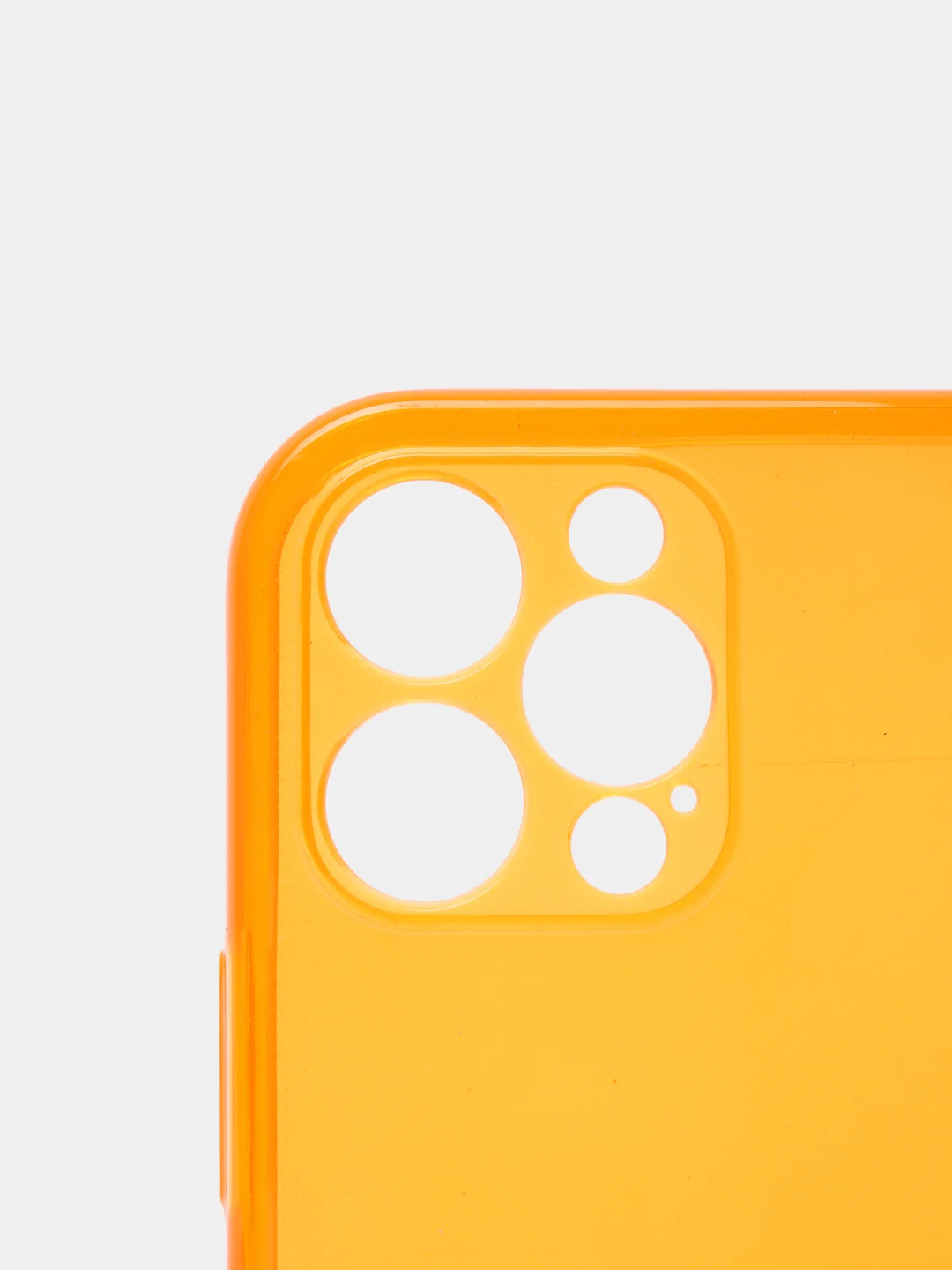 Оранжевый яркий силиконовый чехол iPhone XR, 11, 12 Mini, 12 Pro, 12 Pro Max