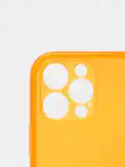 Оранжевый яркий силиконовый чехол iPhone XR, 11, 12 Mini, 12 Pro, 12 Pro Max