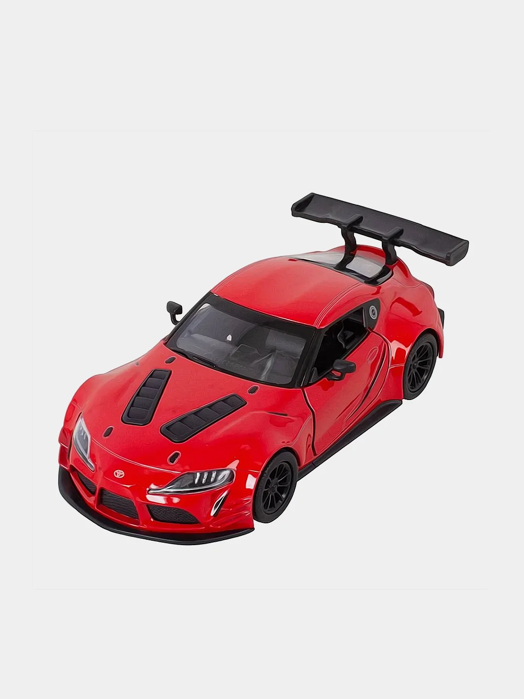 Красный машинка металлическая инерционная/Toyota GR Supra Racing Concept  KT5421D/Kinsmart/