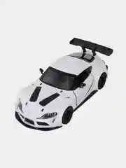 Белый машинка металлическая инерционная/Toyota GR Supra Racing Concept  KT5421D/Kinsmart/