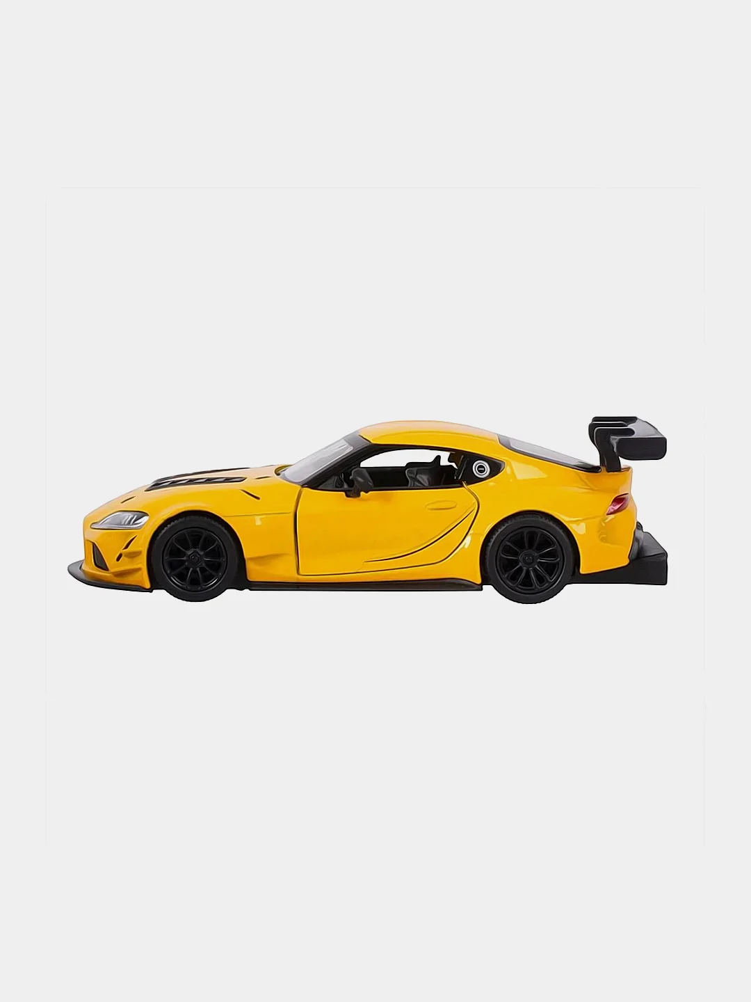 Желтый машинка металлическая инерционная/Toyota GR Supra Racing Concept  KT5421D/Kinsmart/