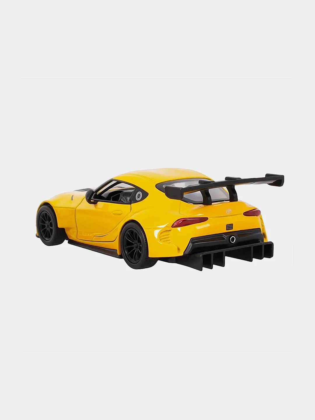 Желтый машинка металлическая инерционная/Toyota GR Supra Racing Concept  KT5421D/Kinsmart/