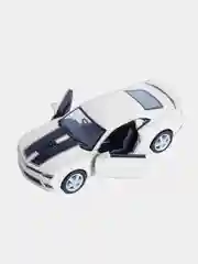 Белый машинка металлическая инерционная/2014 Chevrolet Camaro KT5383DF 1:38 /Kinsmart/