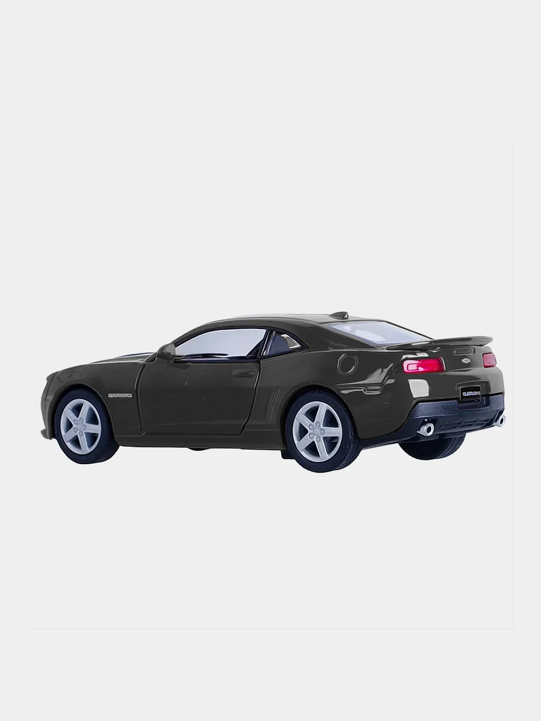 Серый металлик машинка металлическая инерционная/2014 Chevrolet Camaro KT5383DF 1:38 /Kinsmart/