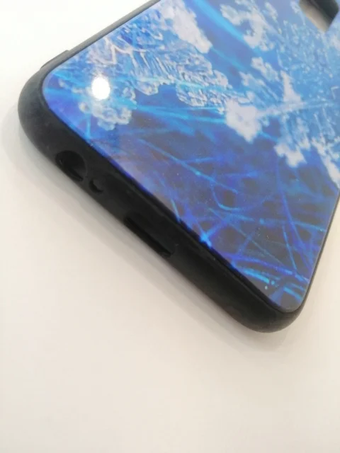Силиконовый усиленный с рисунком чехол Samsung A6 plus/ СамсунгA6+(Plus)(A605FN)