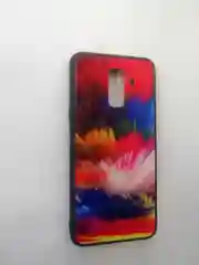 Силиконовый усиленный с рисунком чехол Samsung A6 plus/ СамсунгA6+(Plus)(A605FN)