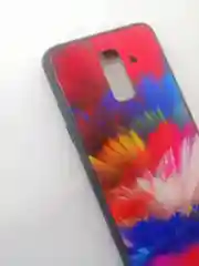 Силиконовый усиленный с рисунком чехол Samsung A6 plus/ СамсунгA6+(Plus)(A605FN)