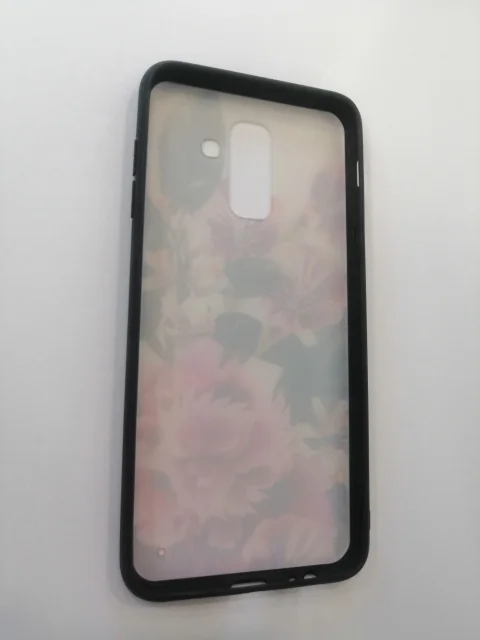 Силиконовый усиленный с рисунком чехол Samsung A6 plus/ СамсунгA6+(Plus)(A605FN)