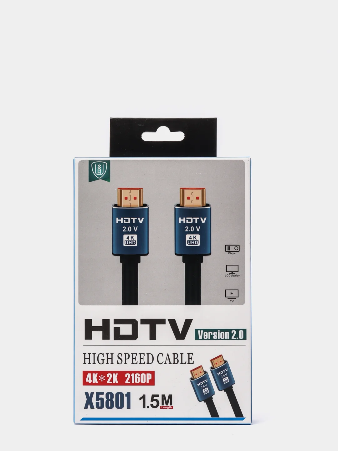 Кабель HDMI v2.0 4K Ultra HD, 2160p HDTV высокоскоростной с позолоченным разъёмом от 1.5 м