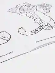 Лесной зеленый большая раскраска по номерам "Лео и Тиг", А4
