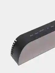 Часы настольные, электронные, LED, с зеркальным экраном, синий циферблат