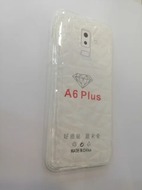 Силиконовый усиленный с рисунком чехол Samsung A6 plus/ СамсунгA6+(Plus)(A605FN)