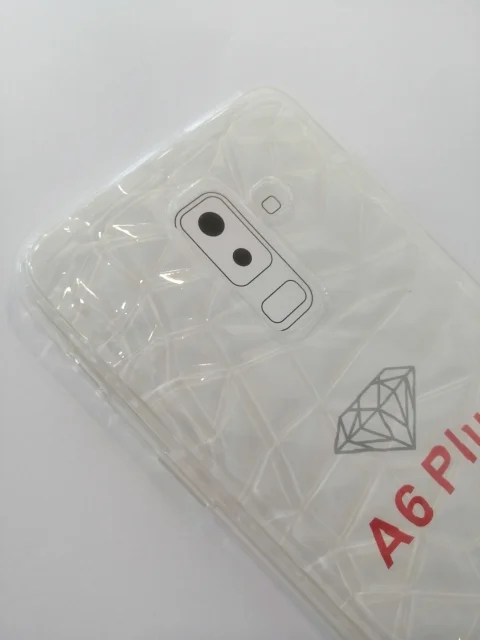 Силиконовый усиленный с рисунком чехол Samsung A6 plus/ СамсунгA6+(Plus)(A605FN)