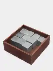 Камни для виски в подарочной деревянной коробке, 9 шт