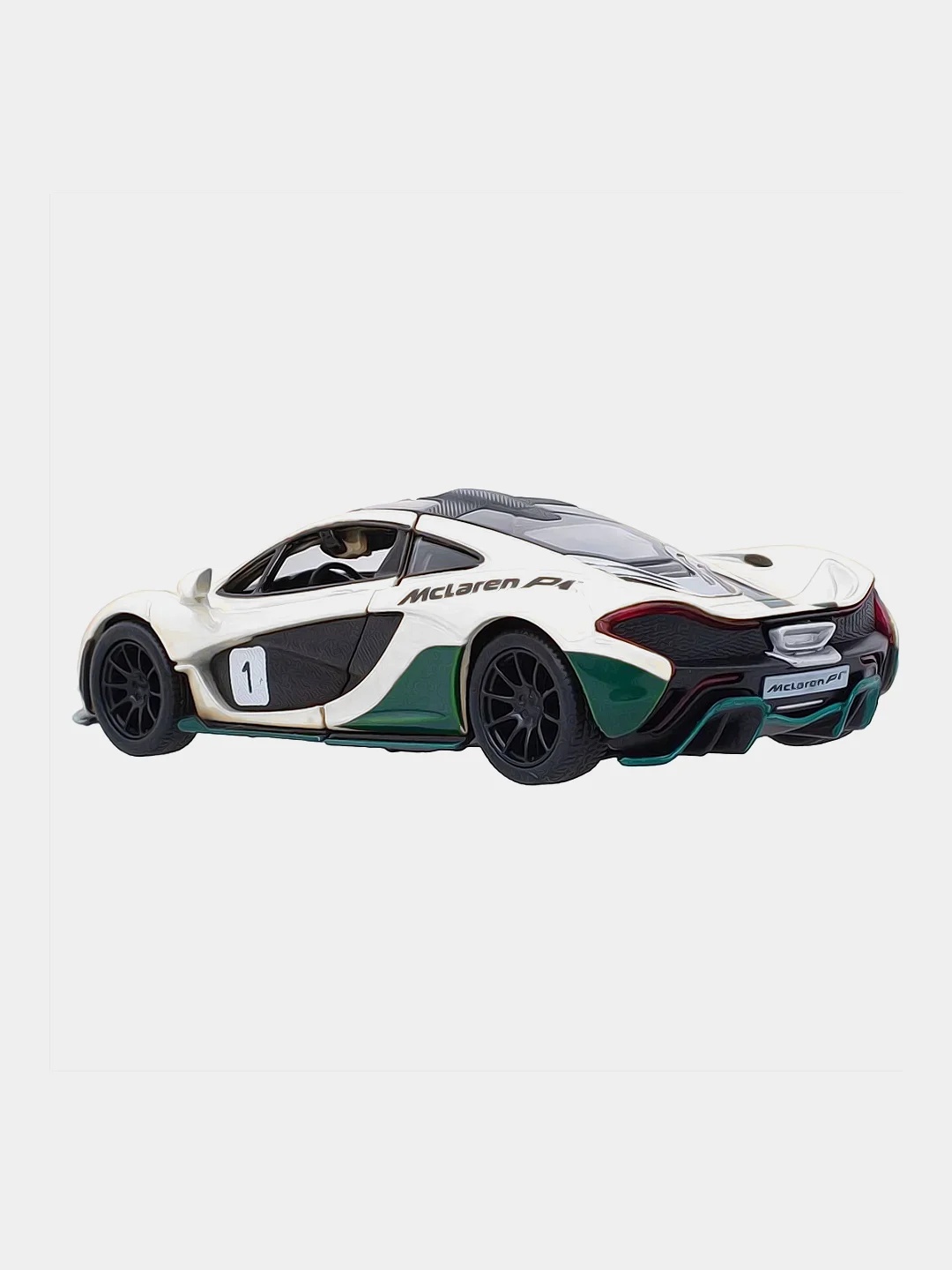 Белый машинка металлическая инерционная/McLaren P1 KT5393DF/Kinsmart/